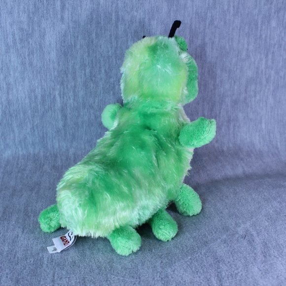 Ganz CATERPILLAR HM 434 Webkinz No Code 9" Plush Green Yellow Worm Stuffed Toy - Picture 3 of 7